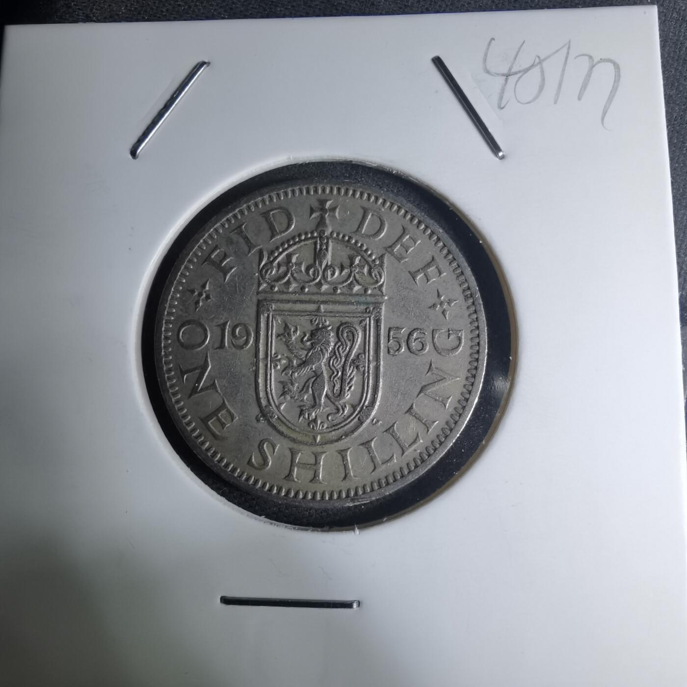 沼泽如烟--第945场 英国1956年1先令