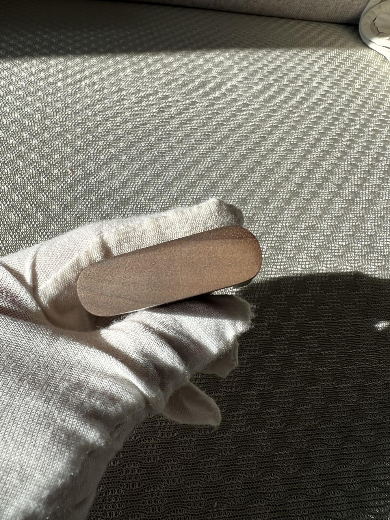 零元拍：B06金丝楠牌子，香喷喷的小金砖，金光闪闪，75/40/12MM