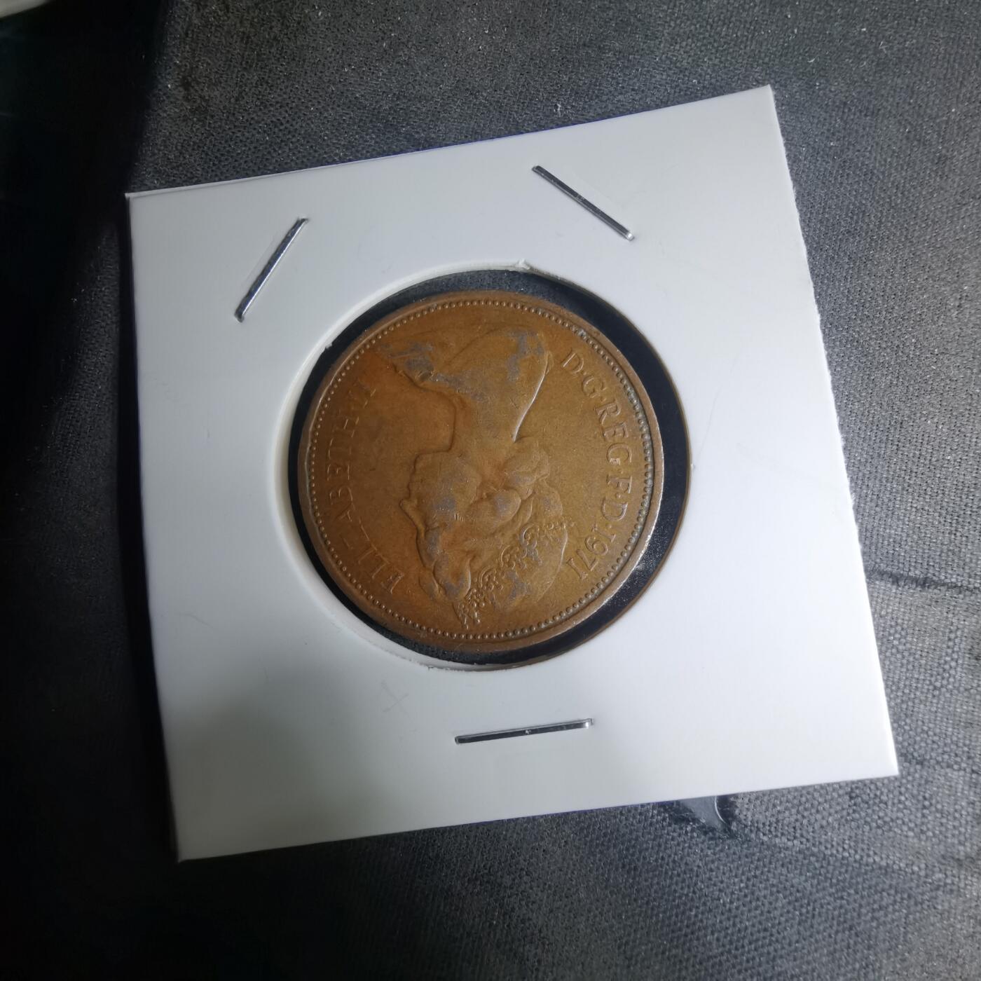 沼泽如烟--第945场 英国1971年2便士