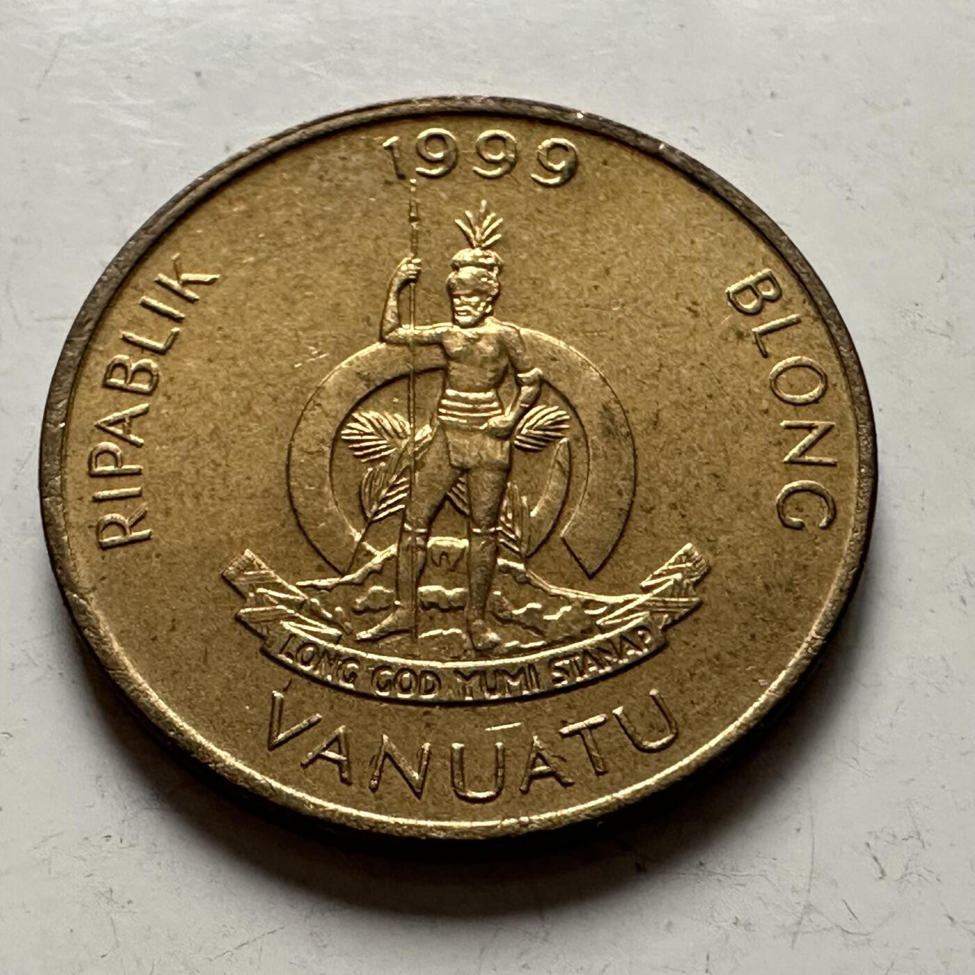 🌹外币初藏🌹🐯2025年第145场  每周二四六晚8️⃣点 接代拍 瓦努阿图1999年一瓦图