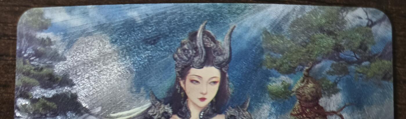 花开卡拍第53期（12月28号周日截拍，品控勿拍!!!拍品不寄存，运费5元，自制卡难免瑕疵，可能存在轻微撞角爆边等出厂瑕疵，品控介意勿拍！） 卡将西游群芳 银角大王 艺术特藏卡 粗闪