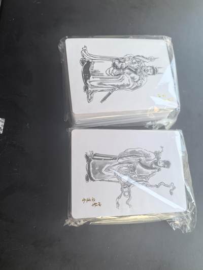 卡牌限时028期专场（24号晚21点30截拍） - 月印文化-飞将水浒-线稿一套全新未拆封