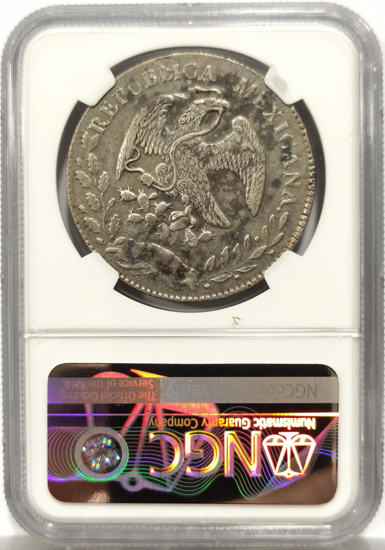 博洋堂世界钱币拍卖第154期（全场包邮） NGC AU 墨西哥花边鹰洋1856MO GF 中期好品带彩