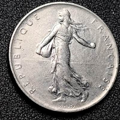 泉币菌-第154场-圣诞节专场 - 1960法国1法郎播种女神24mm