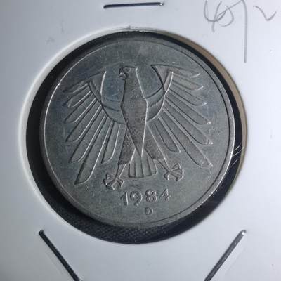 沼泽如烟--第945场 - 德国1984年5马克