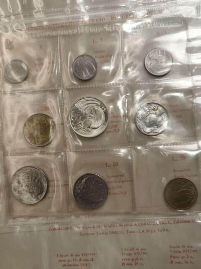 G&W世界散币，银币处理专场（第40场） - 圣马力诺1981年9枚套  1银