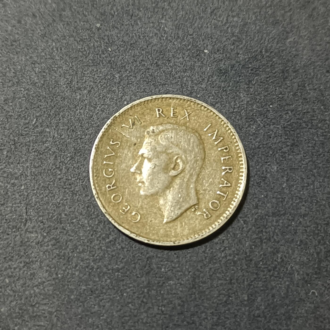 【游宝包邮场】蛇年第102期 英系国家硬币 南非-3便士银币 1941年