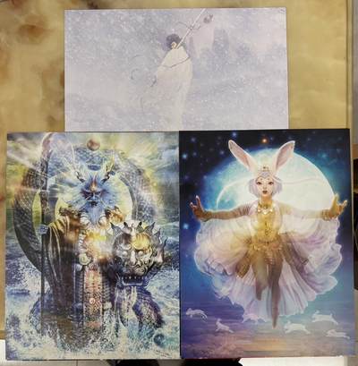 月落卡牌之特卡第4期-摩点众筹好货专场 - 绘卷水浒传1   正子公也  原画装饰画合集一套   人民文学出版社出品