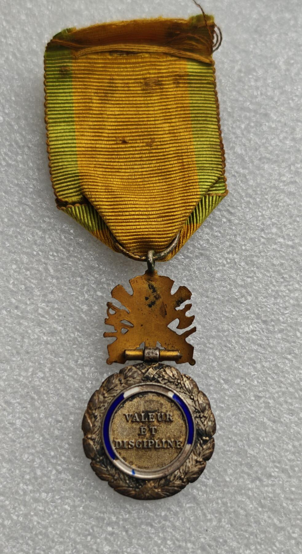 瓶子🏺第222期拍卖会  法国第三共和国军事功绩勋章 丰饶角银标 19.4克