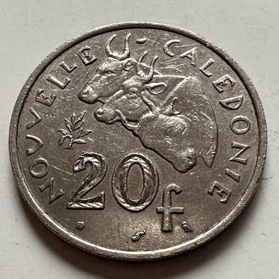 🌹外币初藏🌹🐯2025年第145场  每周二四六晚8️⃣点 接代拍 - 新喀里多尼亚1972年20法郎