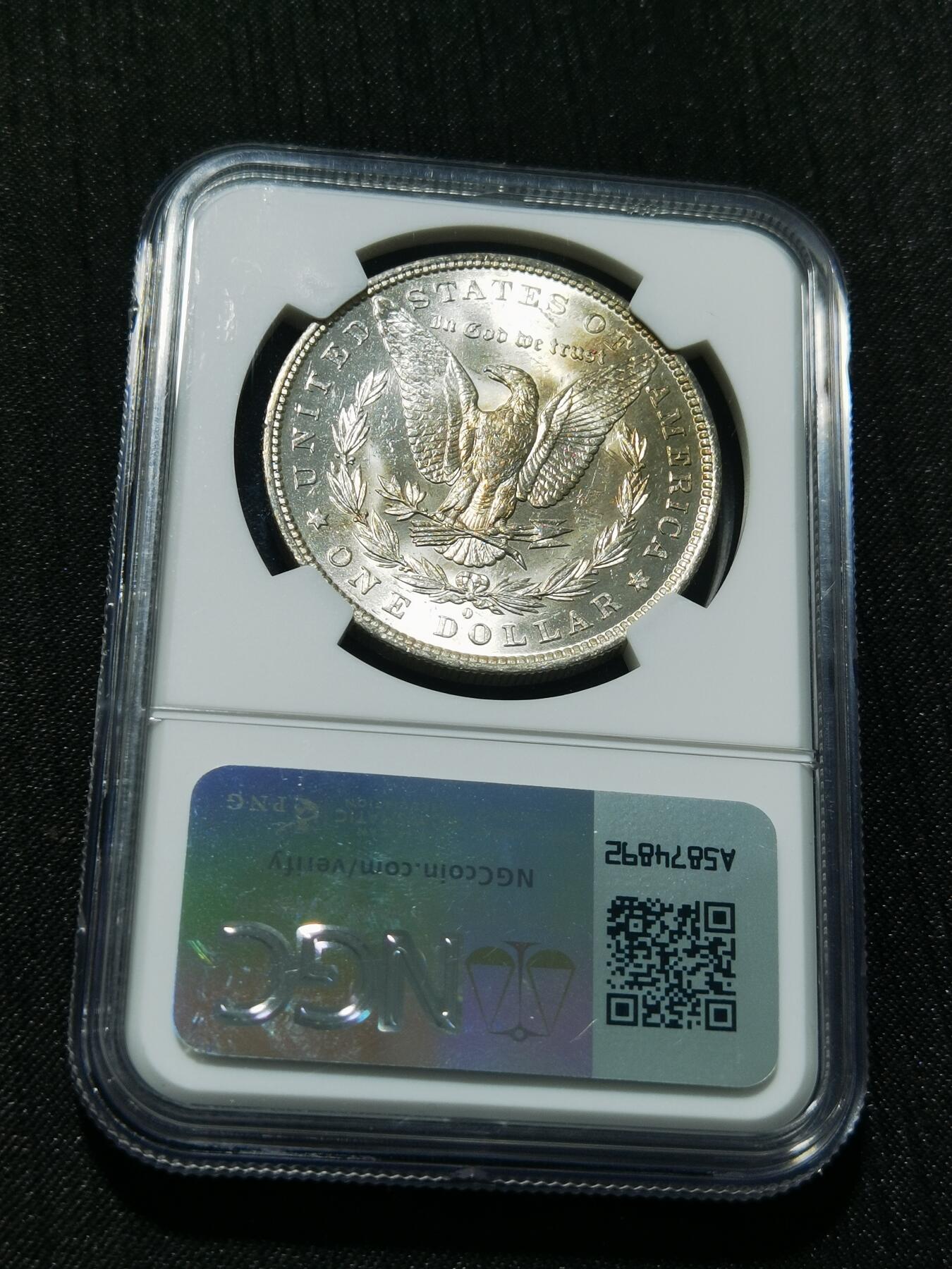 天下钱庄专场欢迎参拍 NGC MS62 1883美国摩根一美元银币