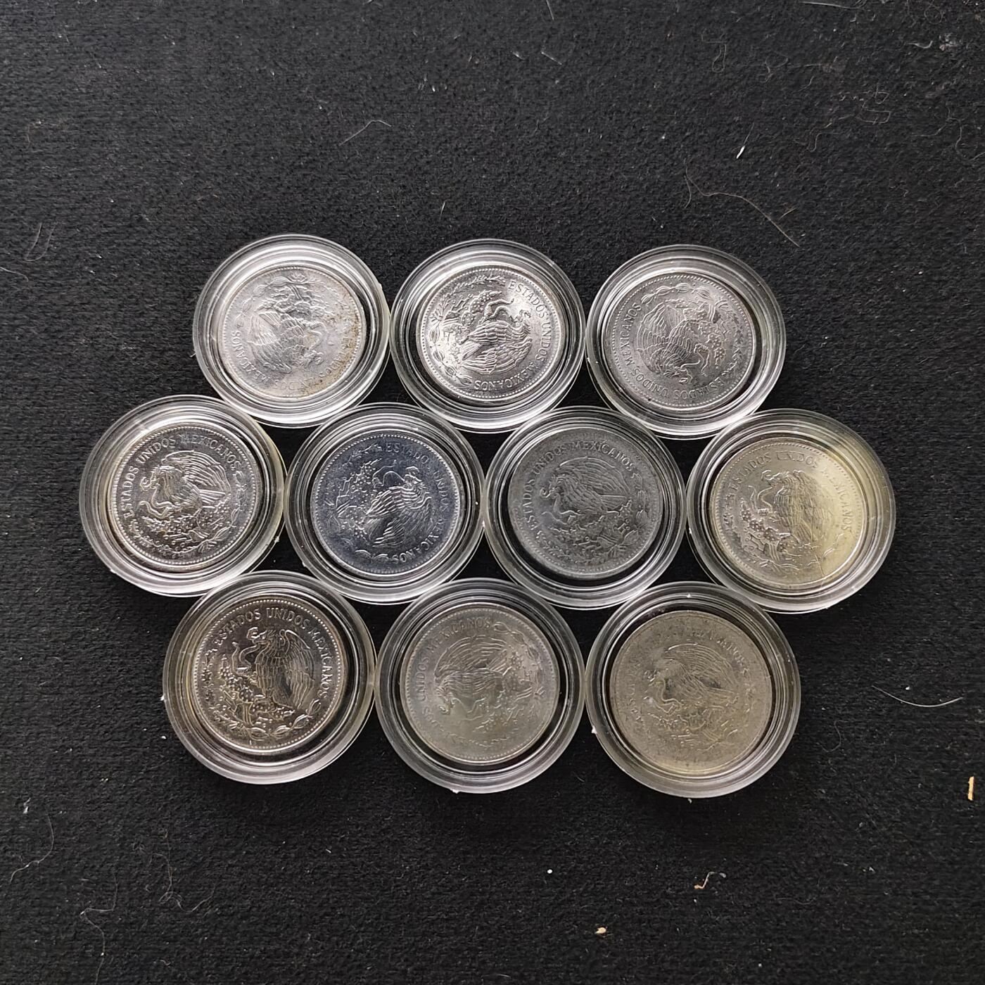 【全场包邮】纯粹捡漏拍489场（免费代拍第26场） 【收藏品】古代文明帝国系列玛雅帝国彩色覆盖原币10枚纪念套装-盒证全-量5000