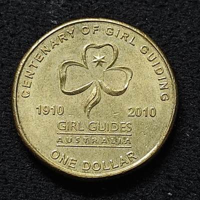 【全场包邮】纯粹捡漏拍488场（免费代拍第25场） - 澳大利亚2010年1元女童子军100周年纪念币