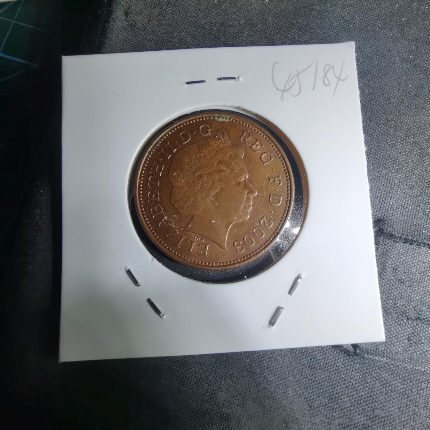 沼泽如烟--第945场 英国2003年2便士