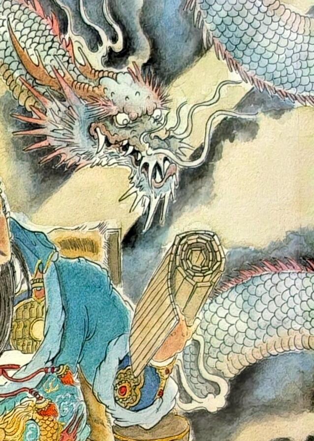 白泽拍卖卡牌手绘专场第30期（白金之夜 跨年大拍） 2025 林白鹭手绘画 读春秋 A4尺寸 已装裱