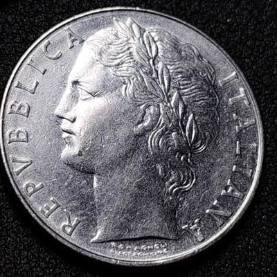 泉币菌-第154场-圣诞节专场 - 意大利100里拉硬币1979年种植女神28mm