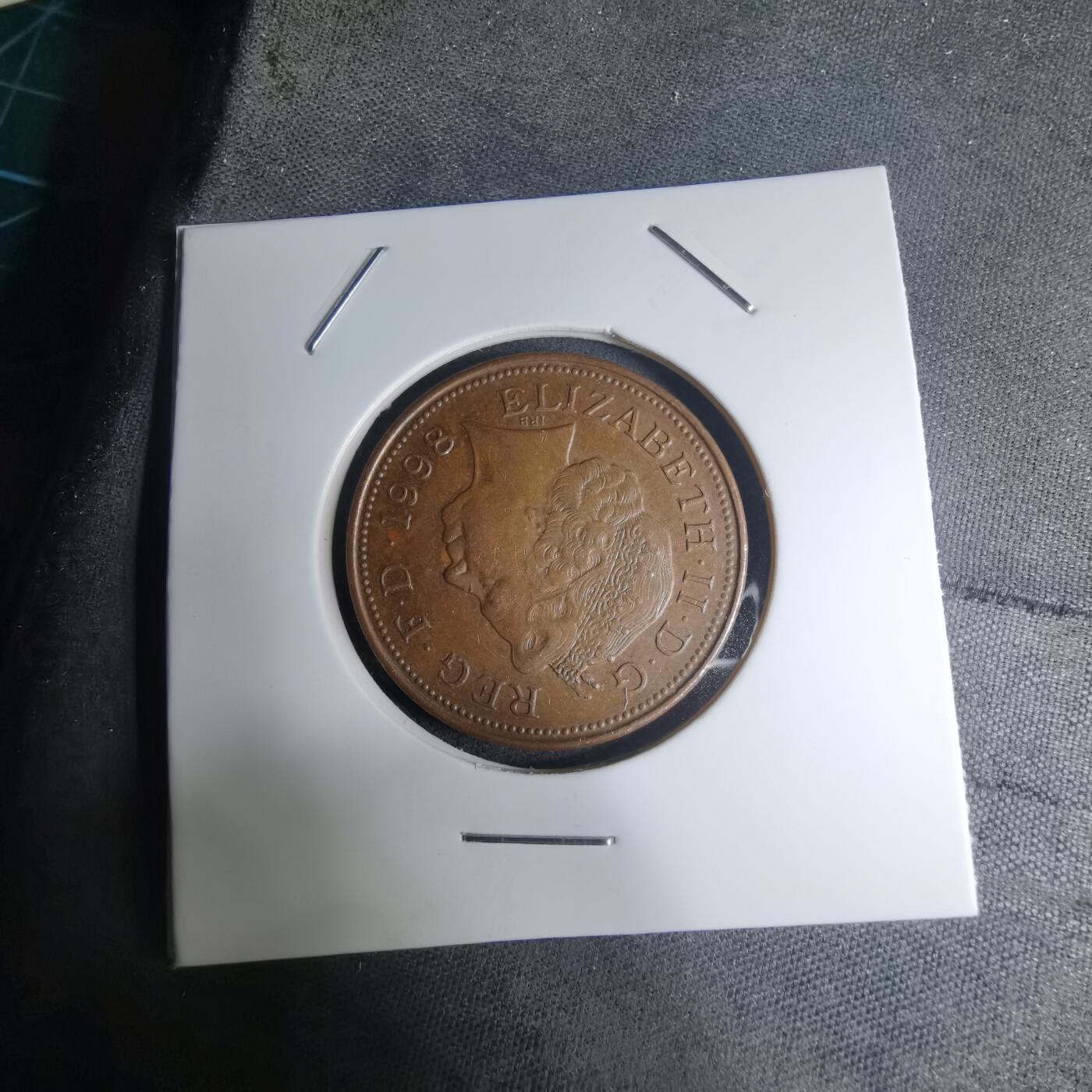 沼泽如烟--第945场 英国1998年2便士