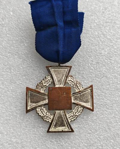 瓶子🏺第222期拍卖会 -  德三公务员服务25周年奖章 战后磨去万字标