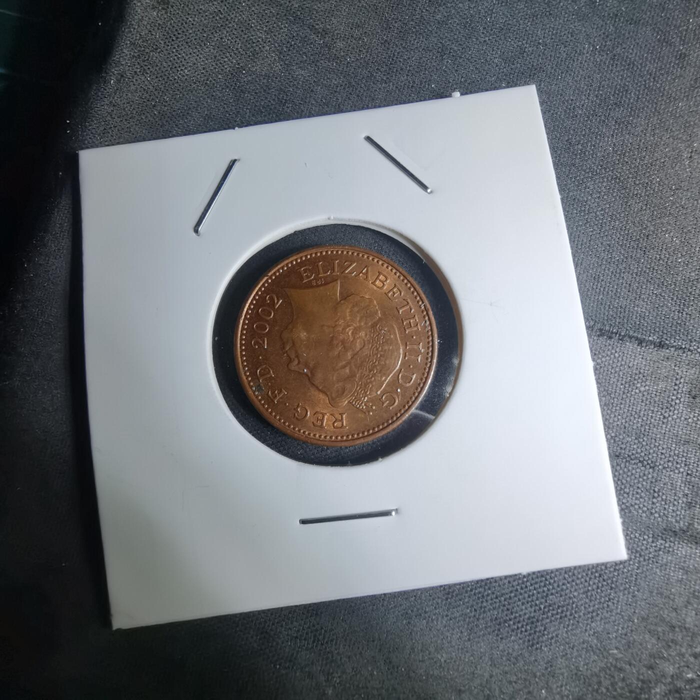 沼泽如烟--第945场 英国2002年1便士