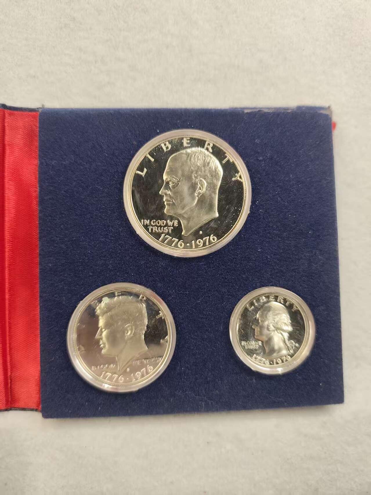 G&W世界散币，银币处理专场（第40场） 美国1976年建国200周年  3银