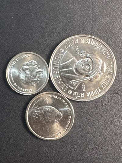 ❤️【币观天下】❤️ 第336期钱币拍卖- 2025.12.26周五晚上6点半场-长期征集拍品 - 土耳其3枚纪念币一套粮农组织铜镍纪念