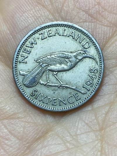 2025年第一百四十场(总第一百六十六场）外国好品散币场(免佣金) - 新西兰🇳🇿1948年6便士(乔治六世第三版首发年)
