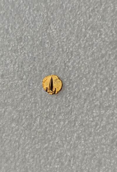 瓶子🏺第222期拍卖会 -  印度三叉戟法兰小金币 8毫米 0.38克