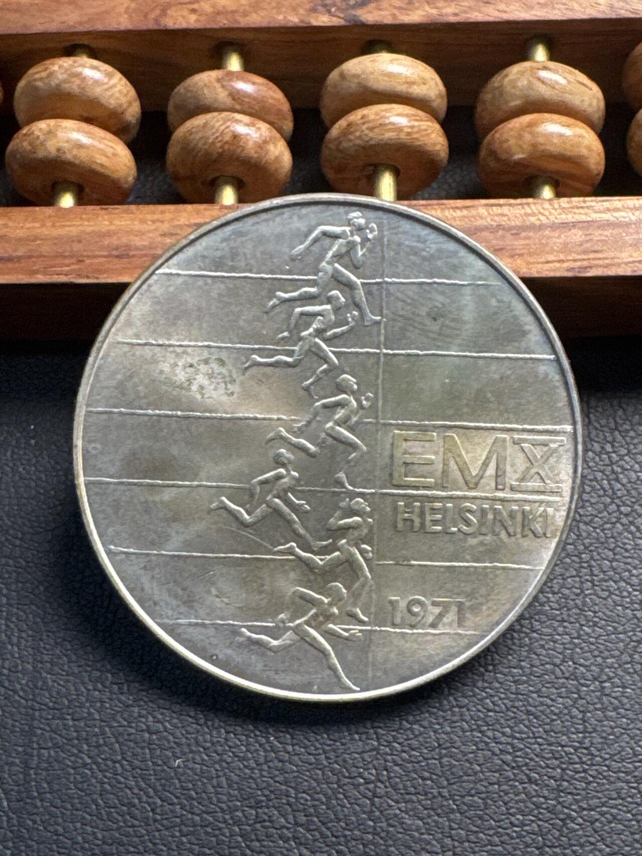 ❤️【币观天下】❤️ 第336期钱币拍卖- 2025.12.26周五晚上6点半场-长期征集拍品 稀少 芬兰早期原包装带证书1971年欧洲田径锦标赛纪念银币24.2克