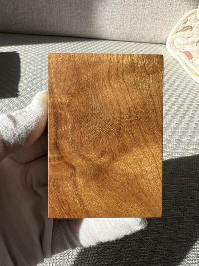 零元拍：B05金丝楠牌子，香喷喷的小金砖，金光闪闪，80/56.9/18MM - 零元拍：B05金丝楠牌子，香喷喷的小金砖，金光闪闪，80/56.9/18MM