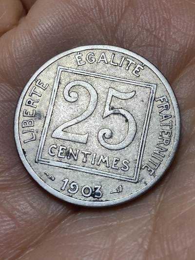 2025年第一百四十场(总第一百六十六场）外国好品散币场(免佣金) - 法兰西第三共和国1903单年份25生丁(第一版)