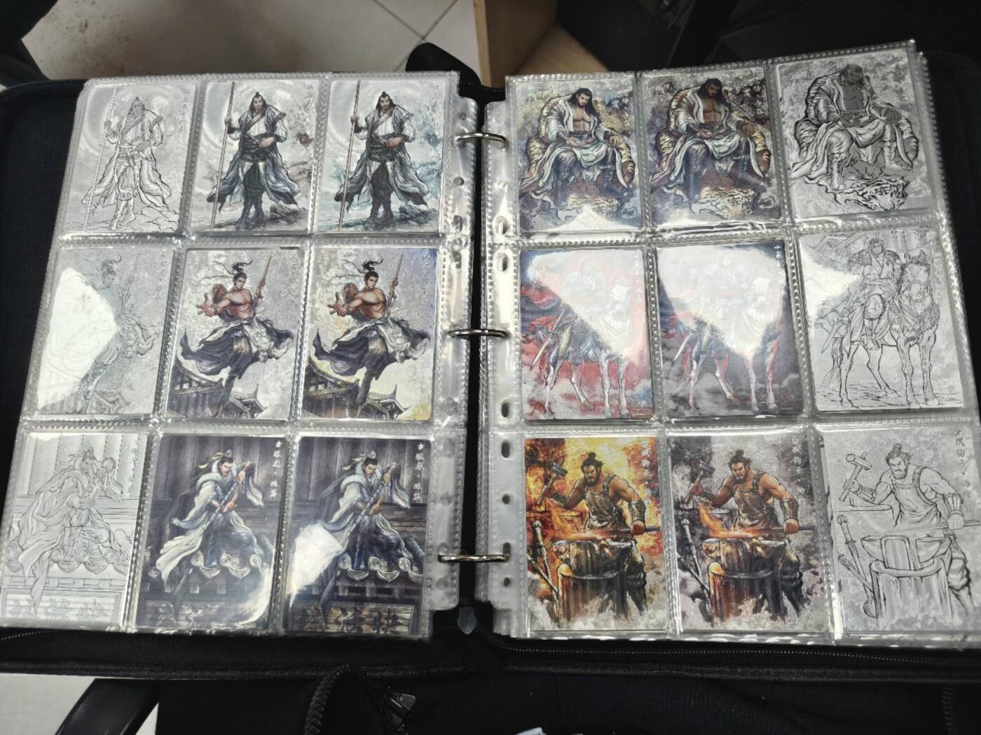 卡德曼水浒99遍大全套（粗闪三套357张全）