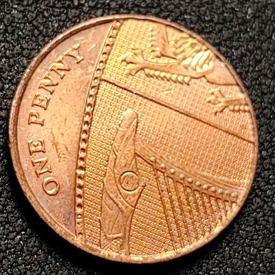 泉币菌-第154场-圣诞节专场 - 2010 1便士硬币盾牌版 伊丽莎白二世女王老年版头像 