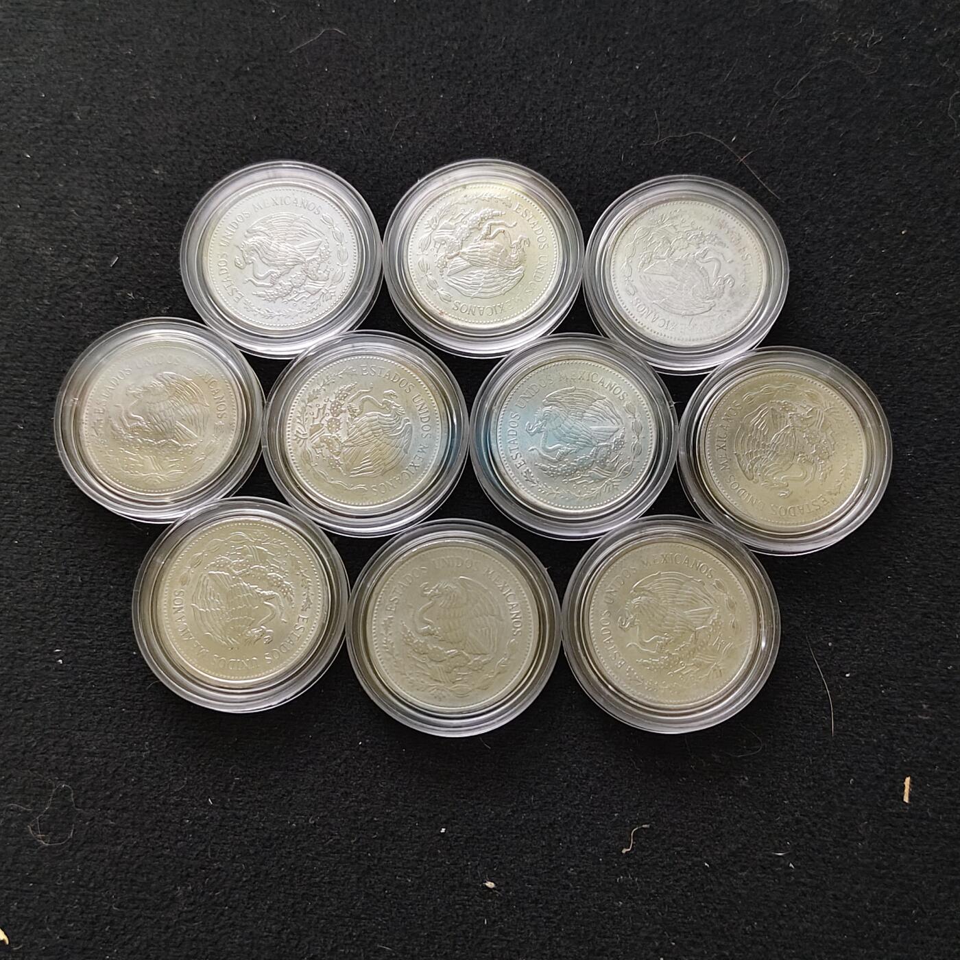 【全场包邮】纯粹捡漏拍489场（免费代拍第26场） 【收藏品】古代文明帝国系列印加帝国彩色覆盖原币10枚纪念套装-盒证全-量5000