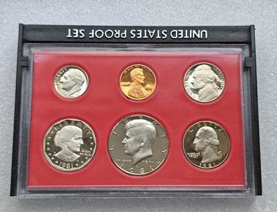 瓶子🏺第222期拍卖会 -  1981年美国精制套装6枚套