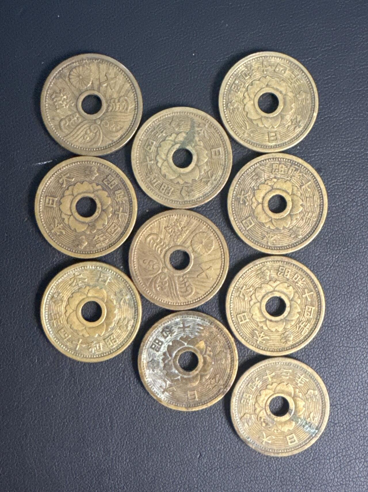 ❤️【币观天下】❤️ 第336期钱币拍卖- 2025.12.26周五晚上6点半场-长期征集拍品 散币10枚日本