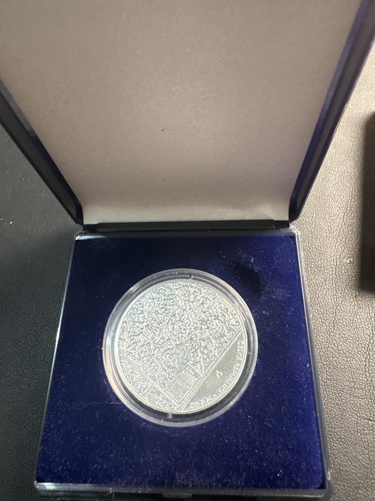 ❤️【币观天下】❤️ 第336期钱币拍卖- 2025.12.26周五晚上6点半场-长期征集拍品 捷克共和国2024年摩拉维亚地图出版400周年纪念银币