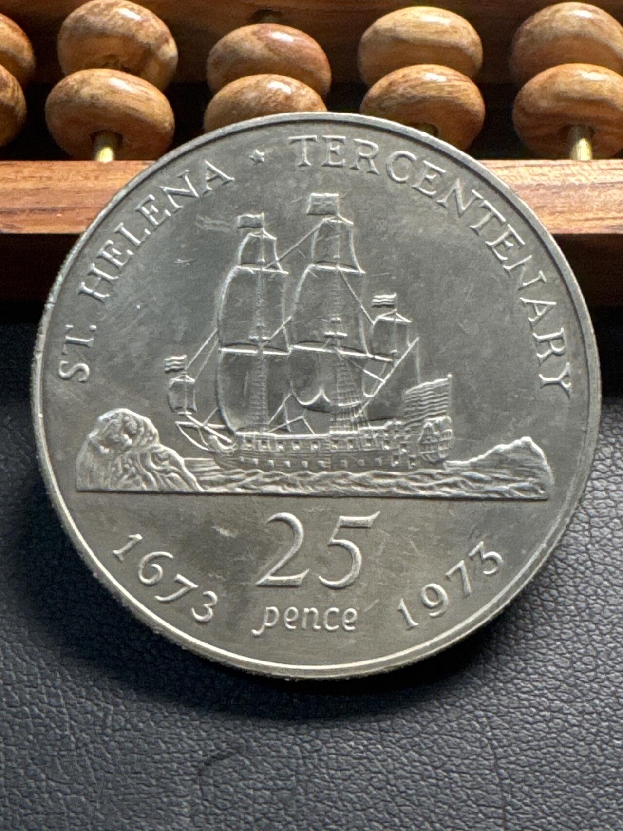 ❤️【币观天下】❤️ 第336期钱币拍卖- 2025.12.26周五晚上6点半场-长期征集拍品 英属特里斯坦女王登基25周年1977年铜镍纪念币