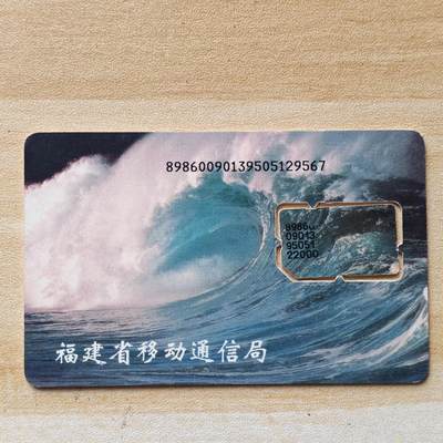 （圣诞节赠卡 手机卡 IC卡）第13期2025年12月25日晚21：10时延时截拍 - 福建手机卡 版式3-95年139号段 卡框打码上方大字（已附对比图）