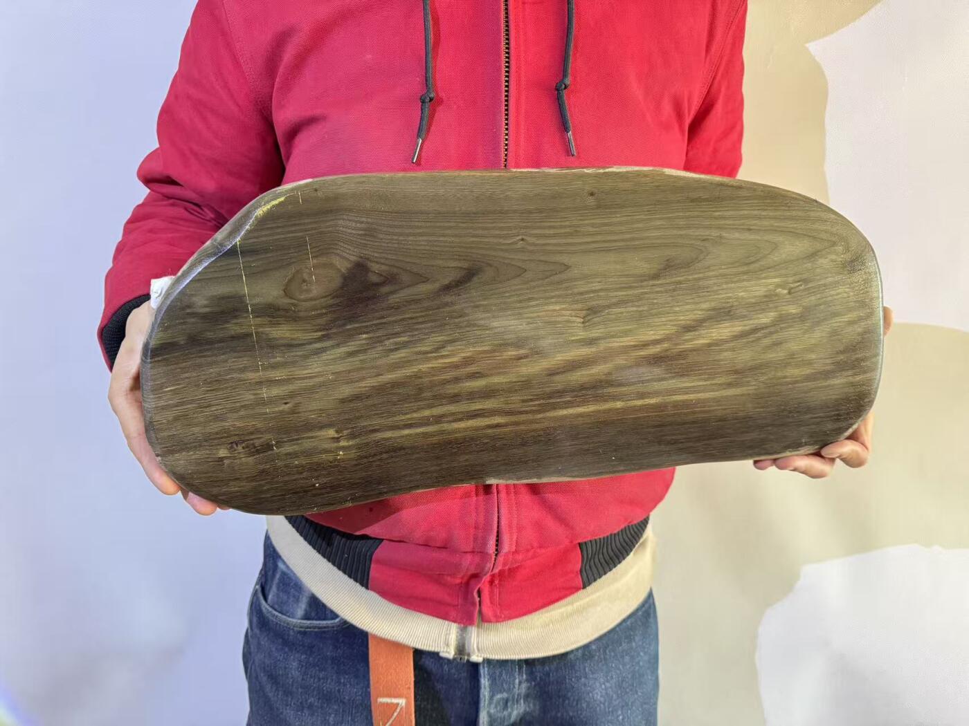 零元拍： 金丝楠 茶盘，尺寸约420/220/33MM，满果香，满金丝满水波，未上漆上蜡