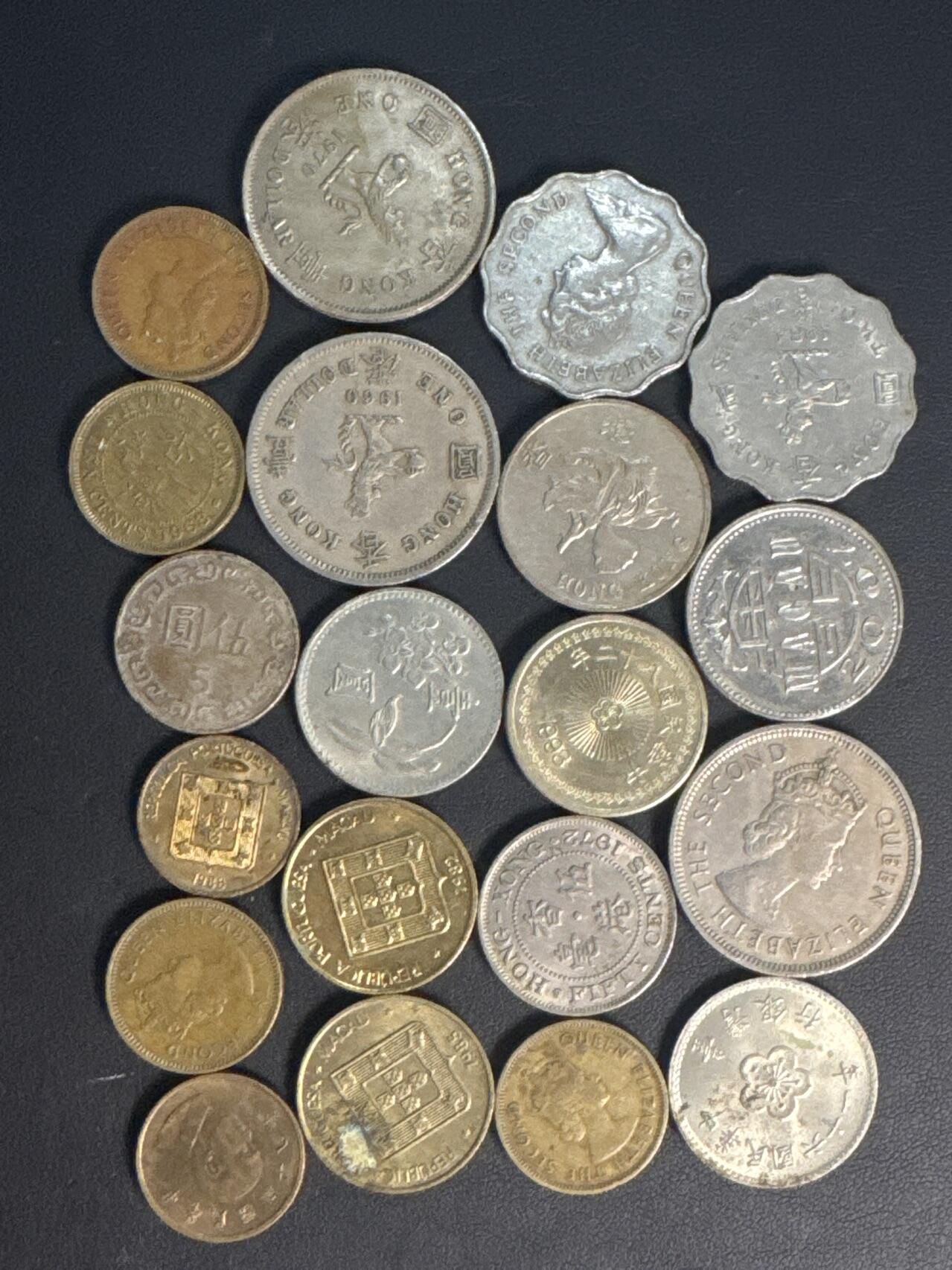 ❤️【币观天下】❤️ 第336期钱币拍卖- 2025.12.26周五晚上6点半场-长期征集拍品 散币20枚港台大部分港币带安全边