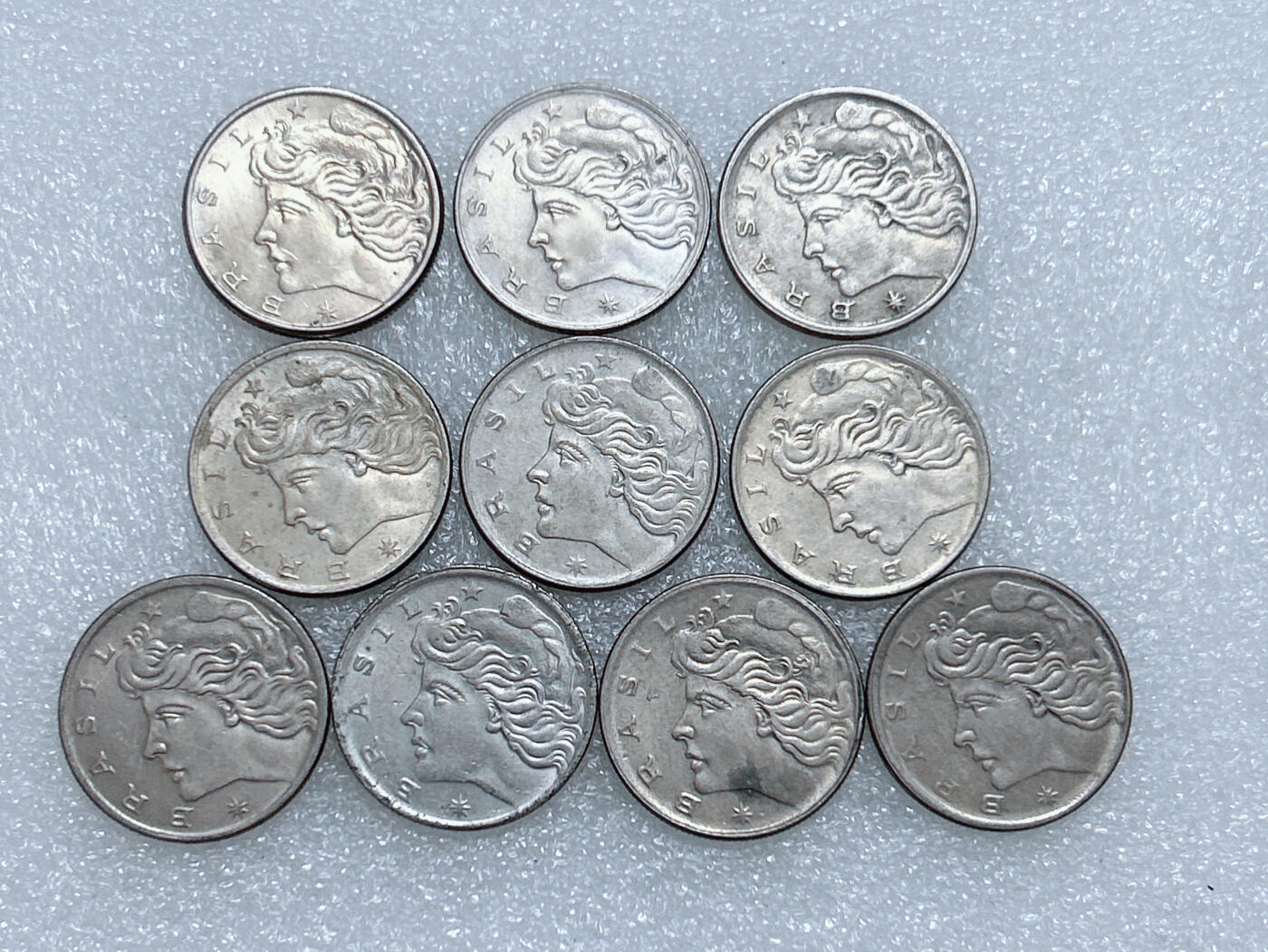 第一海外回流一元起拍收藏 散集专场  第282期 巴西20分硬币 10枚