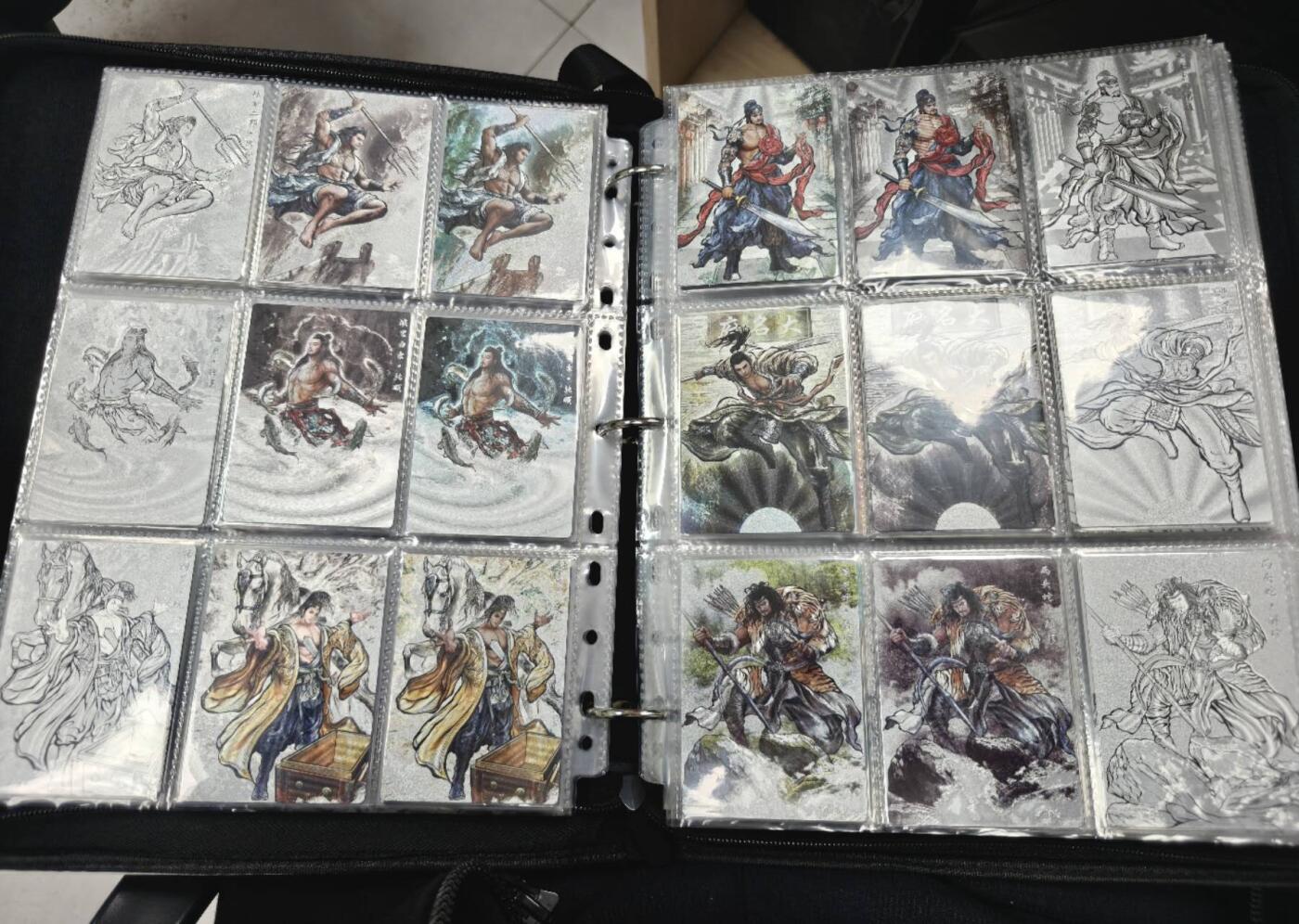 卡德曼水浒99遍大全套（粗闪三套357张全）