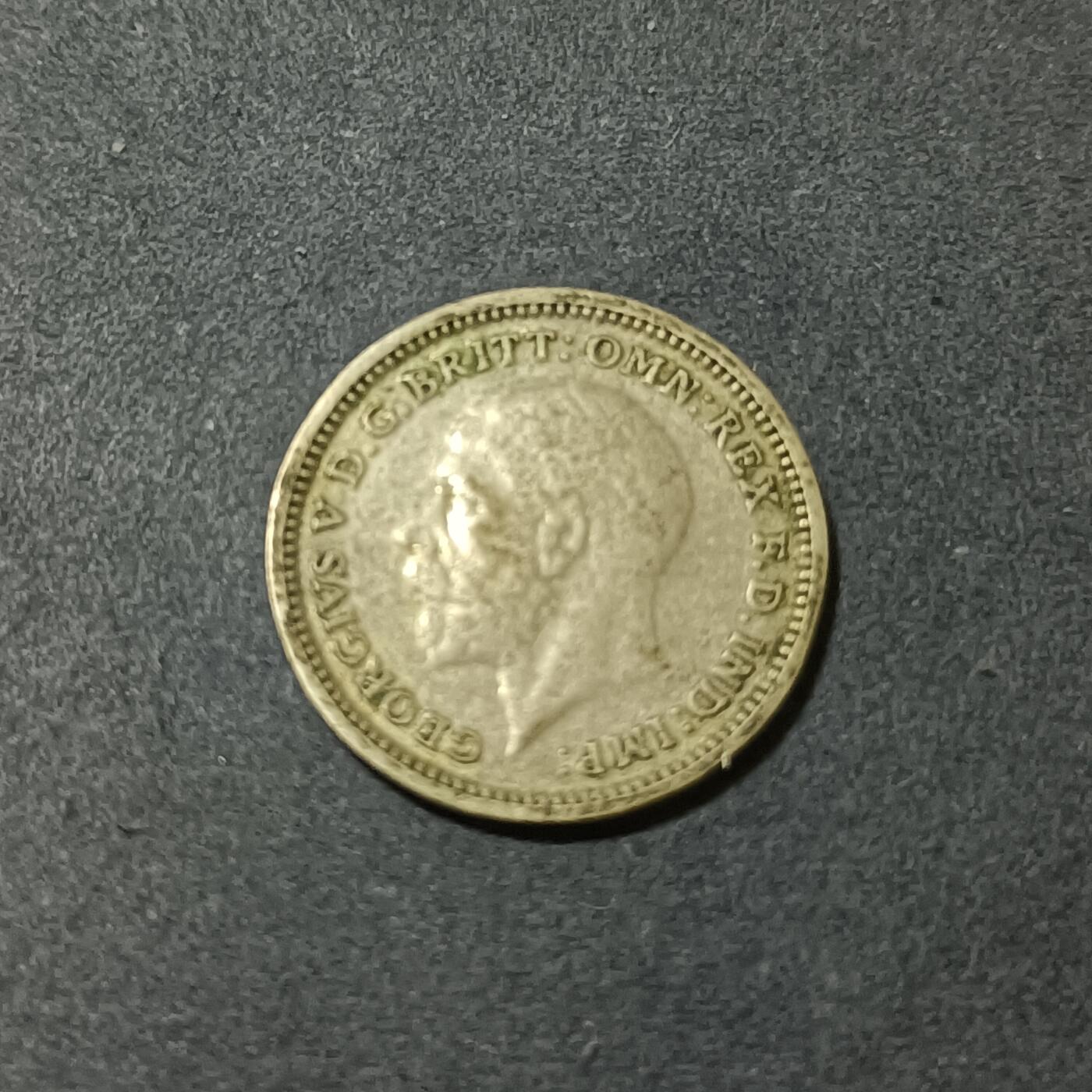 【游宝包邮场】蛇年第102期 英系国家硬币 英国-3便士银币 1936年