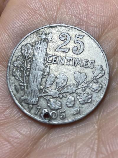 2025年第一百四十场(总第一百六十六场）外国好品散币场(免佣金) - 打孔–法兰西第三共和国1805年25生丁(第二版关门年仅发行2年)
