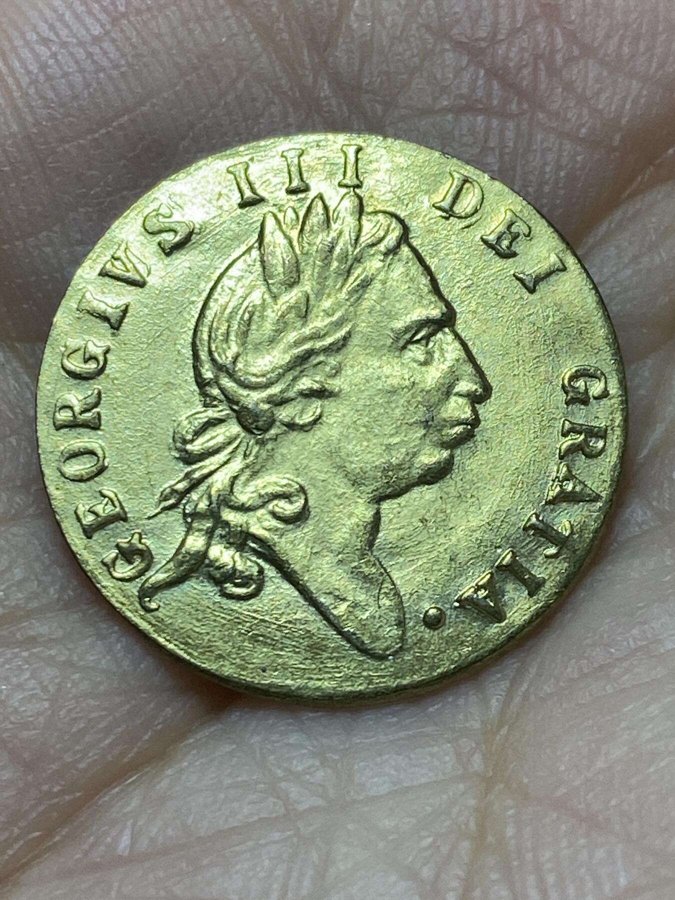 2025年第一百四十场(总第一百六十六场）外国好品散币场(免佣金) 英国🇬🇧乔治三世1/2几尼型代币