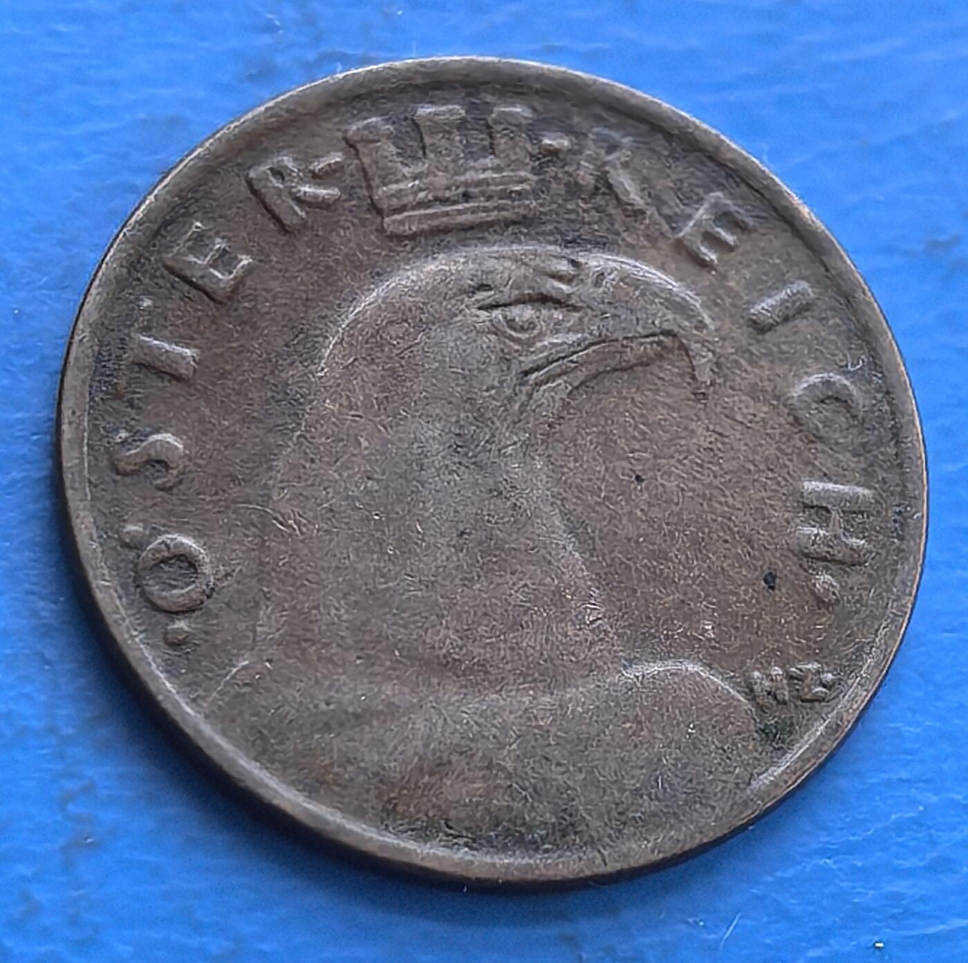 外国优质老铜币高银银币，周六九点倒数截拍，满百包邮，持续收拍 奥地利1936 年1格罗申铜币，正面鹰徽映共和印记，包浆凝岁月，承载中欧货币史，欧洲小国币藏的时代标本 。