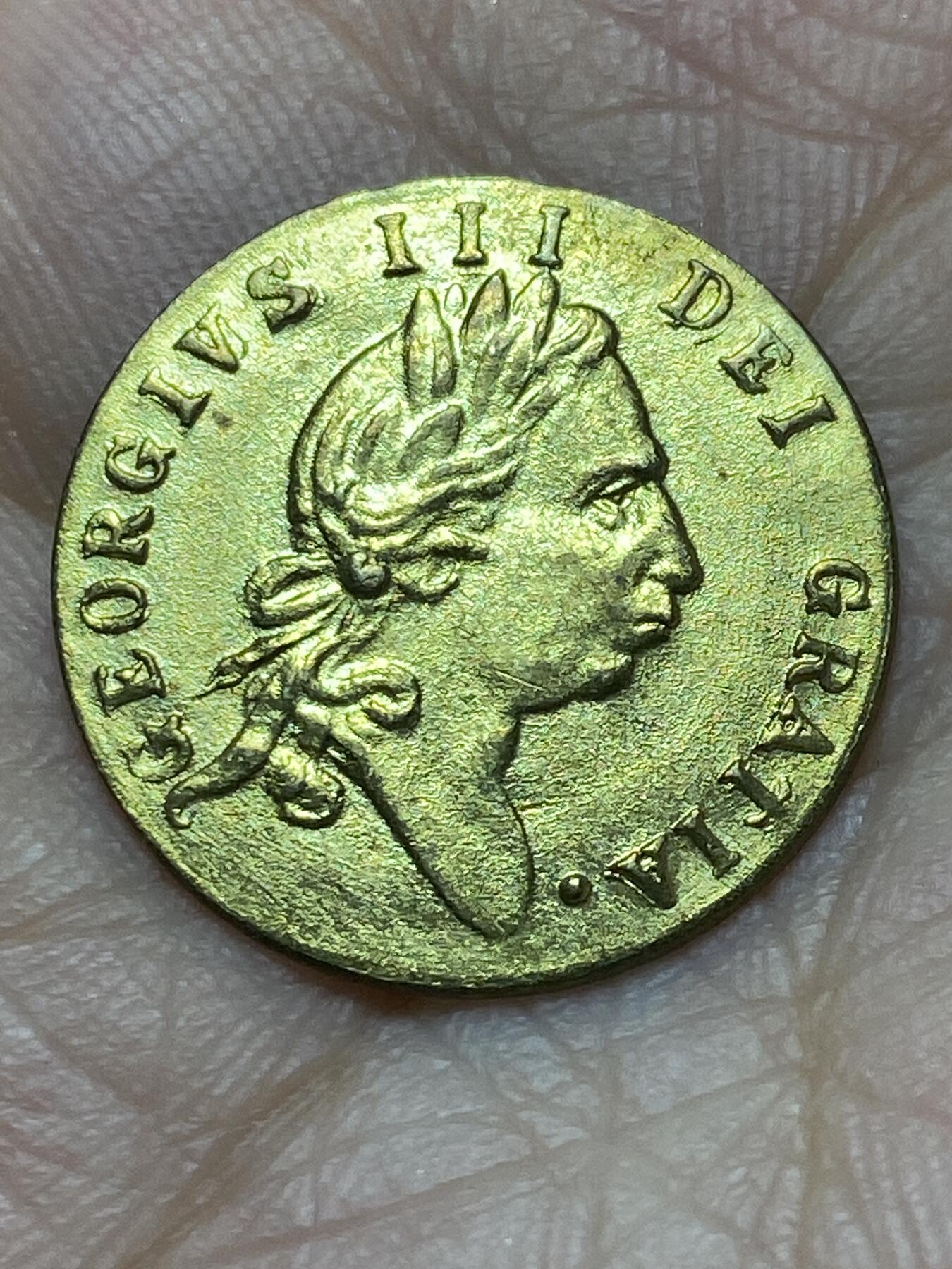 2025年第一百四十场(总第一百六十六场）外国好品散币场(免佣金) 英国🇬🇧乔治三世1/2几尼型代币