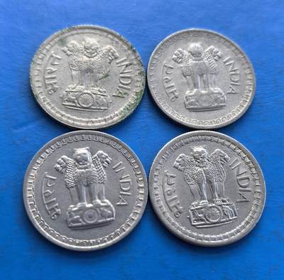 外国优质老铜币高银银币，周六九点倒数截拍，满百包邮，持续收拍 - 印度60年代50派沙4枚