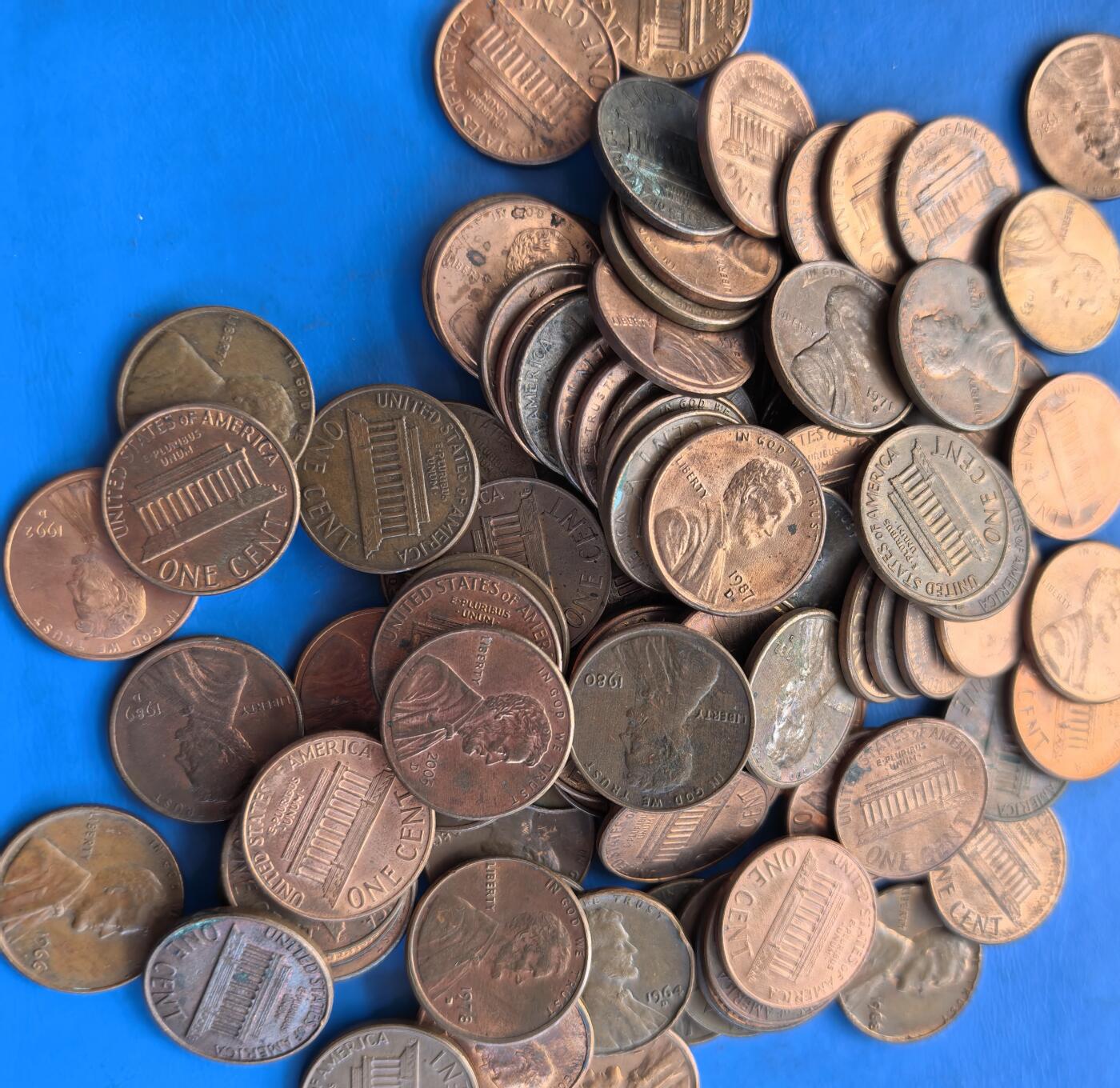 外国优质老铜币高银银币，周六九点倒数截拍，满百包邮，持续收拍 美国1分100个