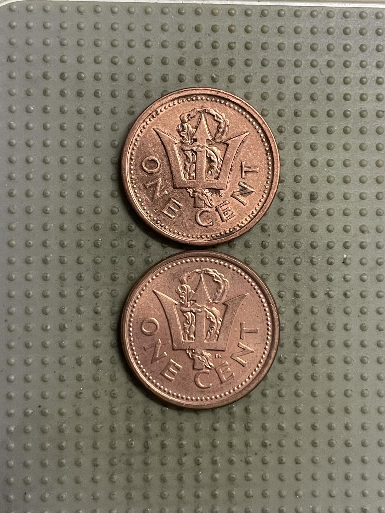 2025年第146场各国散币拍卖（总第146场） 巴巴多斯1分2枚